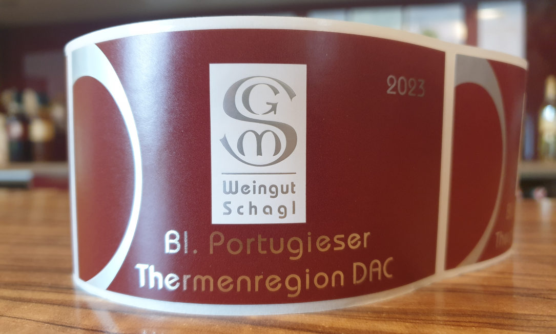 Etikette Bl Portugieser Thermenregion DAC